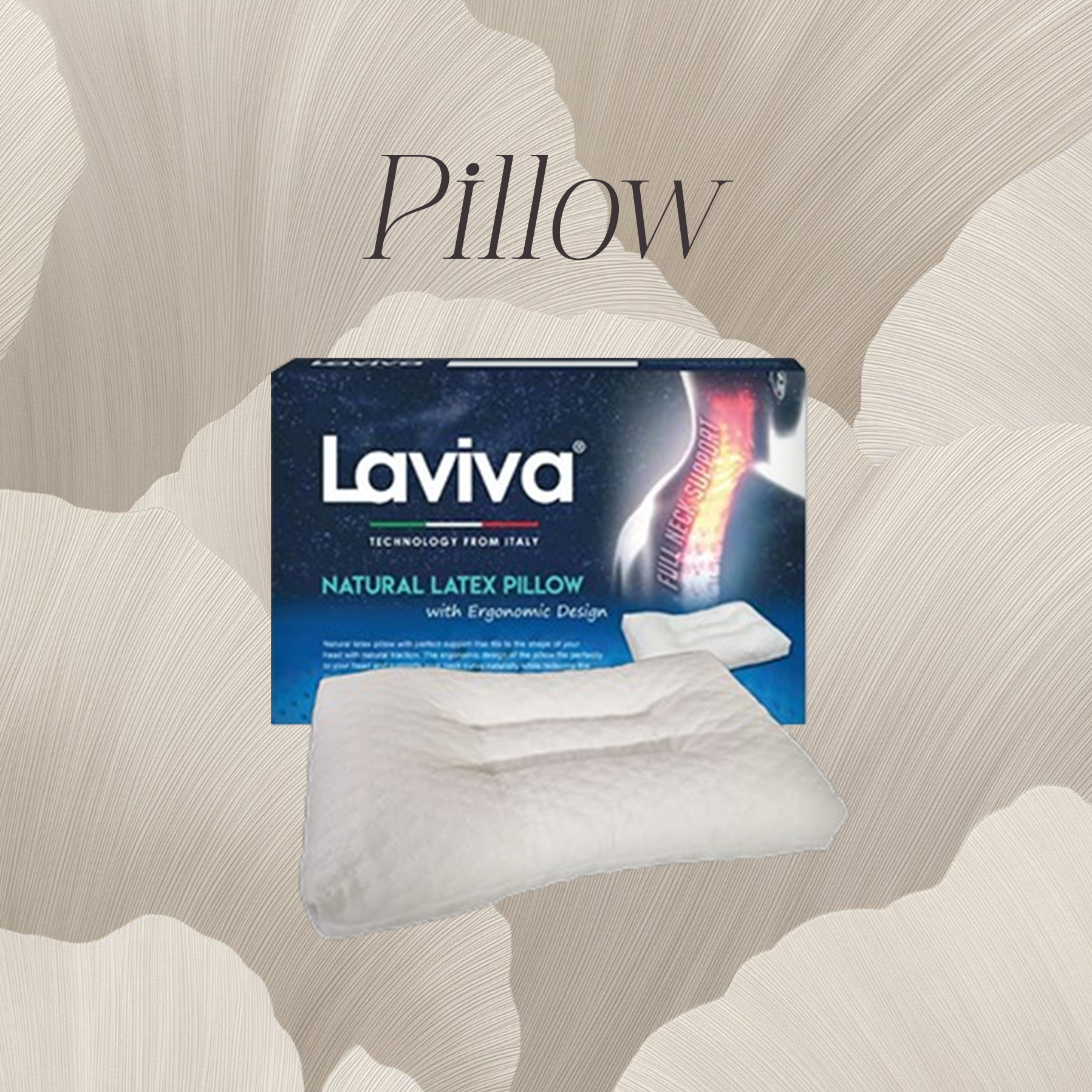 LAVIVA NATURAL LATEX PILLOW